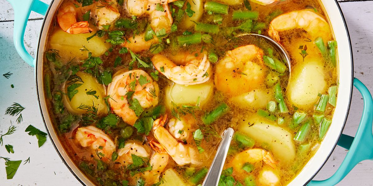 One-Pot Shrimp & Potato Soup