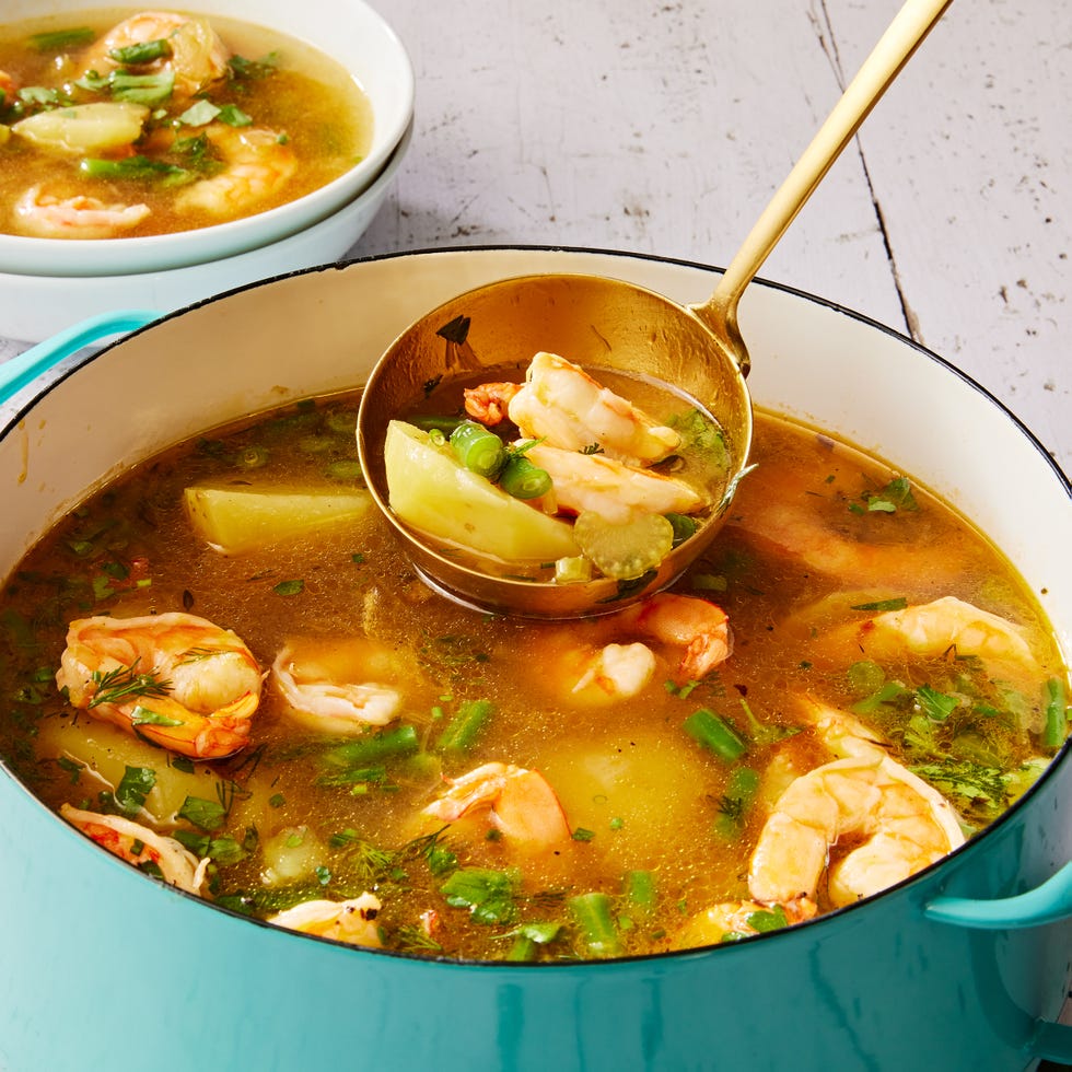 Best One-Pot Shrimp & Potato Soup Recipe - How To Make Shrimp & Potato Soup