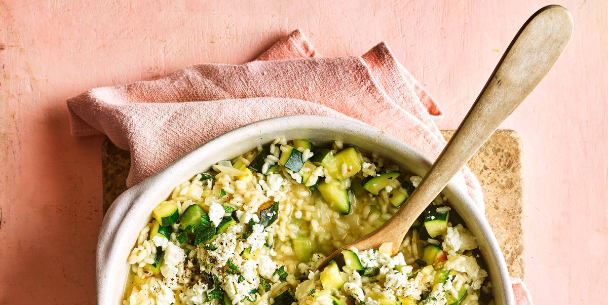 Baked Courgette and Feta Risotto