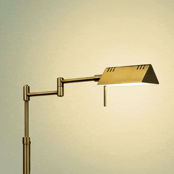 There's an Affordable $75 Version of This Expensive Gold Floor Lamp