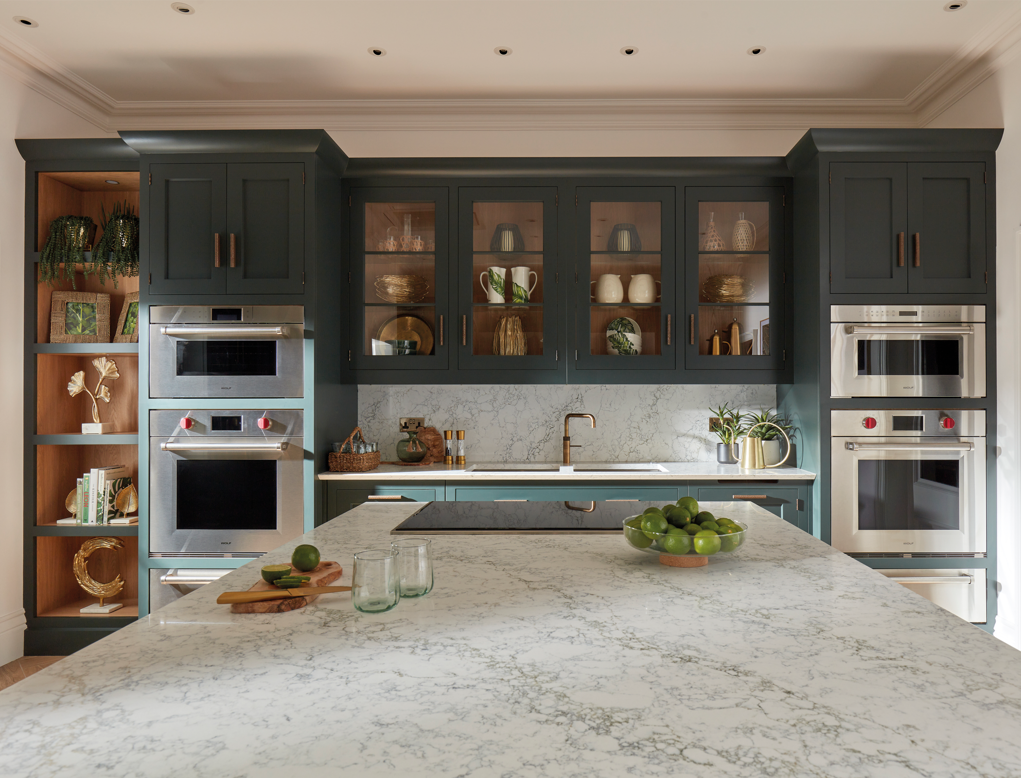 one wall kitchen ideas