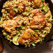 one pan green chile chicken and rice