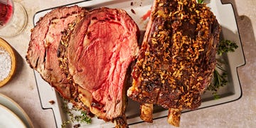 rib roast covered in onion soup mix