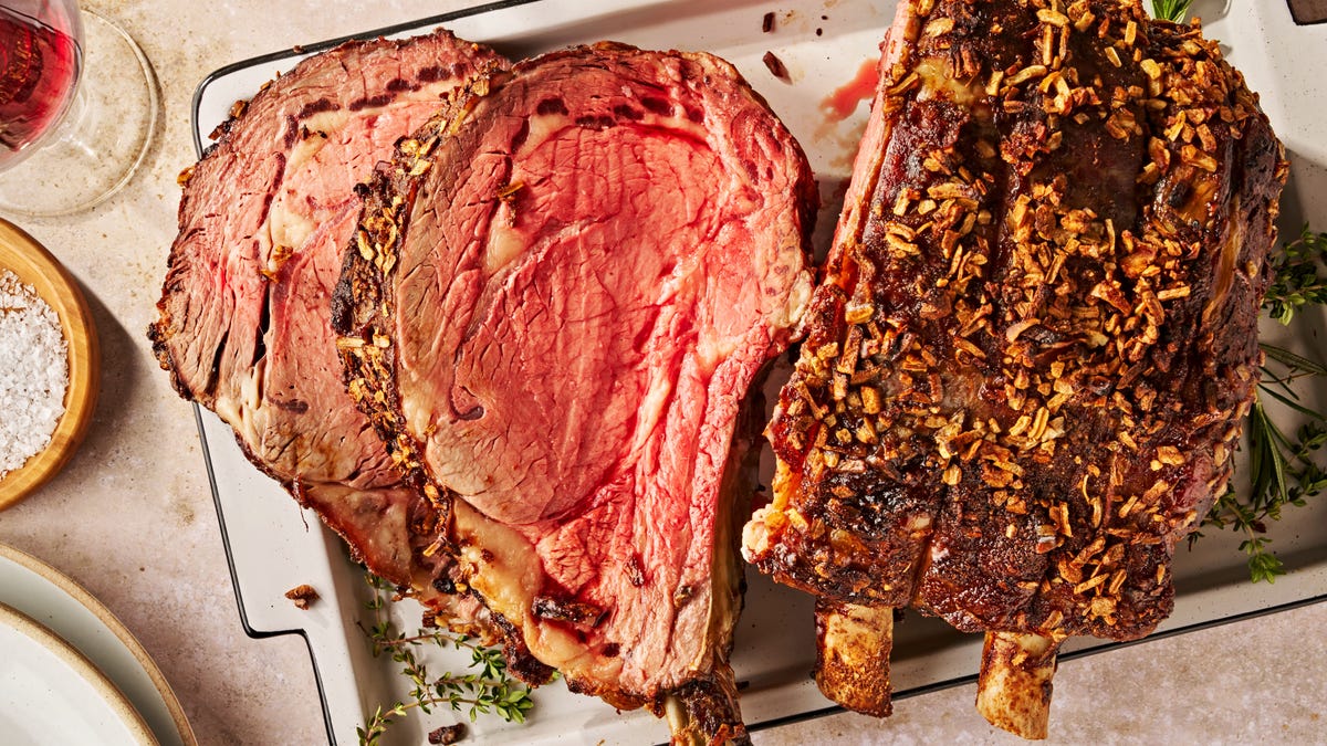 Video player poster image preview for It's Not Christmas Without This Standing Onion Soup Rib Roast