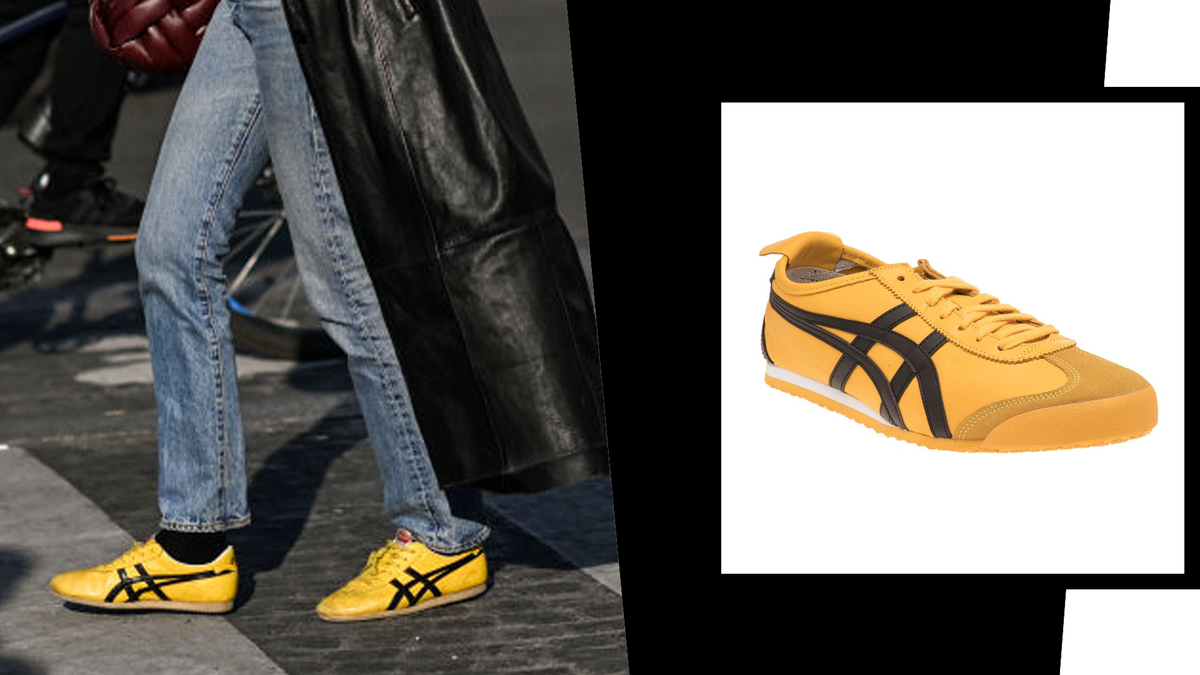 Onitsuka tiger slip hot sale on yellow