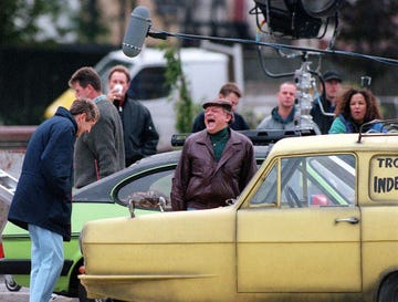 david jason and the reliant regal on only fools and horses set