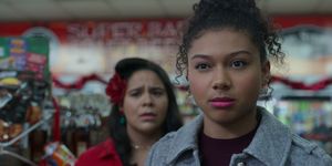on my block l to r jessica marie garcia as jasmine and sierra capri as monse finnie in episode 403 of on my block cr courtesy of netflix © 2021