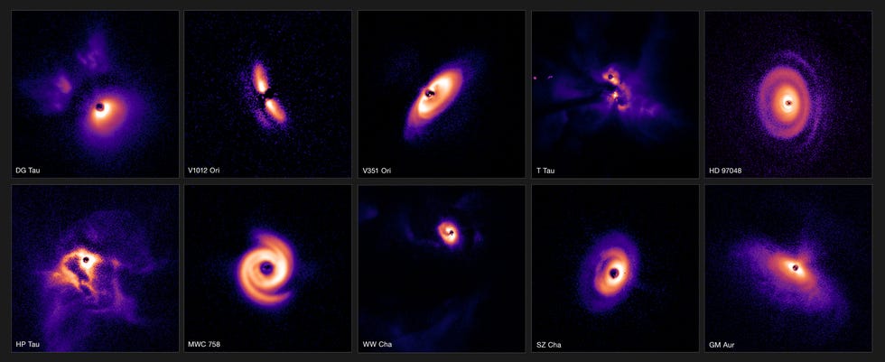 Planetary disks in which planets are born