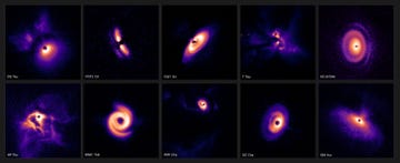 planeetvormende schijven in allerlei vormen