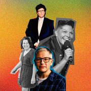 hannah gadsby, sara ramirez, abby mcenany, and amy schneider and other fat, queer, middle aged women and ngc stars are breaking the tv star mold