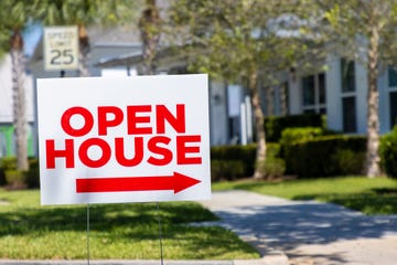 open house sign