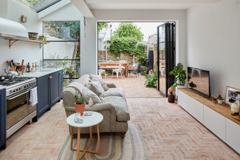 open plan kitchen living room