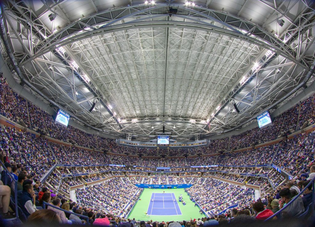 us open tennis roof