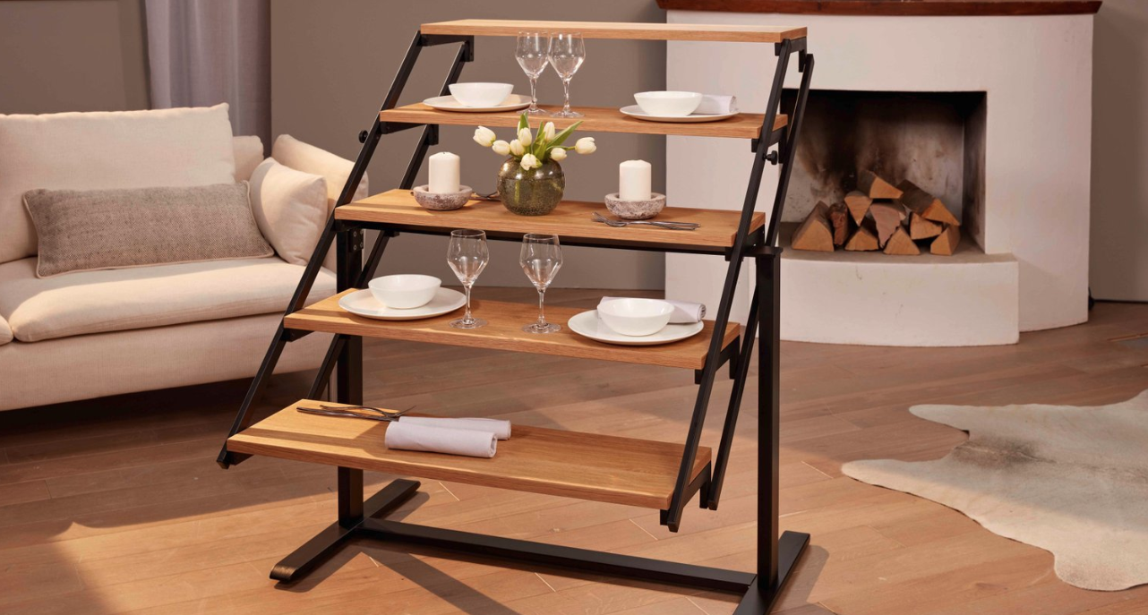Conclusion distillation insult Convertible Shelf Transforms Into a Dining Table - This Transforming Dining  Table Is Perfect for Small Spaces