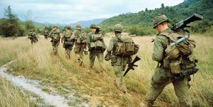 us soldiers participating in operation thayer ii