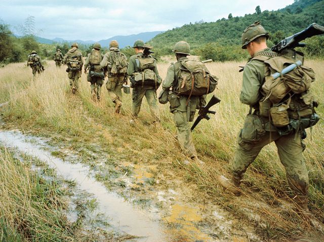 us soldiers participating in operation thayer ii
