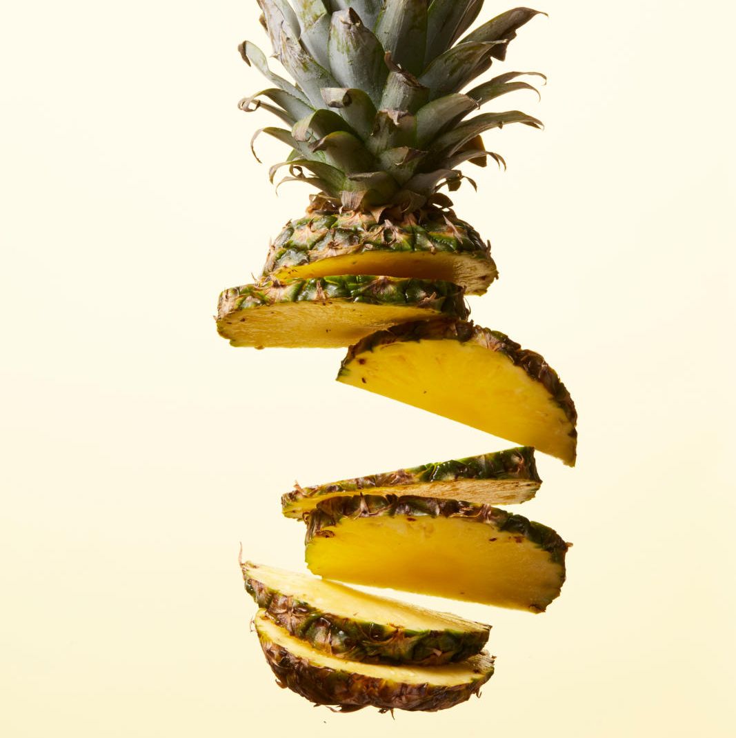 Pineapple, Ananas, Fruit, Plant, Yellow, Food, Banana, Bromeliaceae, Still life photography, Natural foods, 