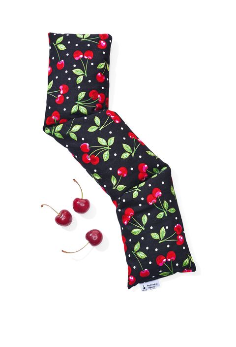 Pattern, Carmine, Boot, Costume accessory, Cherry, Fruit, Christmas stocking, Sock, Produce, Berry, 