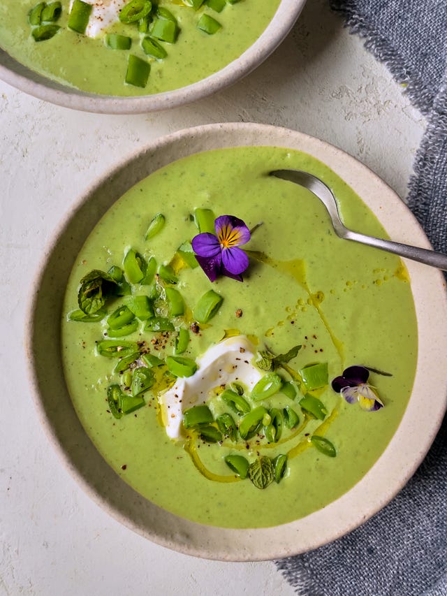 Try This Cold Cucumber and Avocado Soup Recipe by Susan Spungen