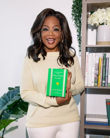 oprah holding a copy of what i know for sure