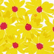 illustration of yellow flowers