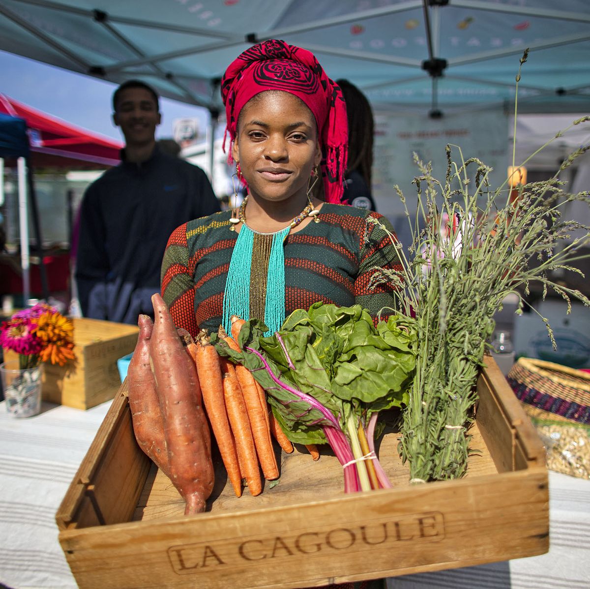 june 15, 2019   los angeles, california, united states olympia auset is the owner and founder of s‹prmarkt, allow cost organic grocery servicing low income communities in la on june 15, 2019 in los angeles, california on a recent saturday, she was selling her organic produce at leimert park villagegina ferazzilos angelestimes