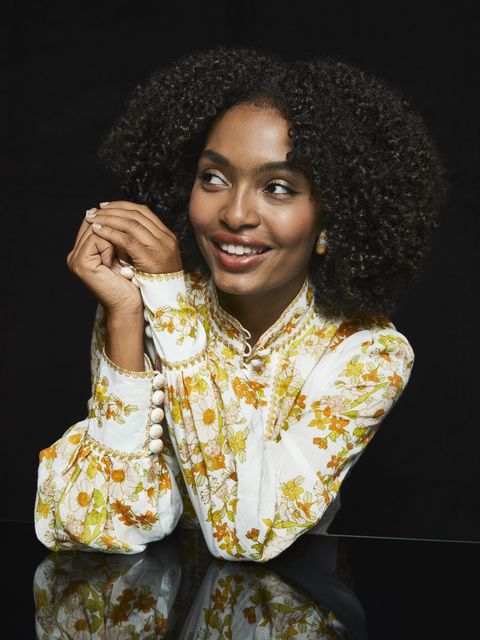 san diego, california   july 20 yara shahidi of stan lee's audiobook "alliances a trick of light" poses for a portrait at the pizza hut lounge at 2019 comic con international san diego on july 20, 2019 in san diego, california photo by aaron richtercontour by getty images for pizza hut