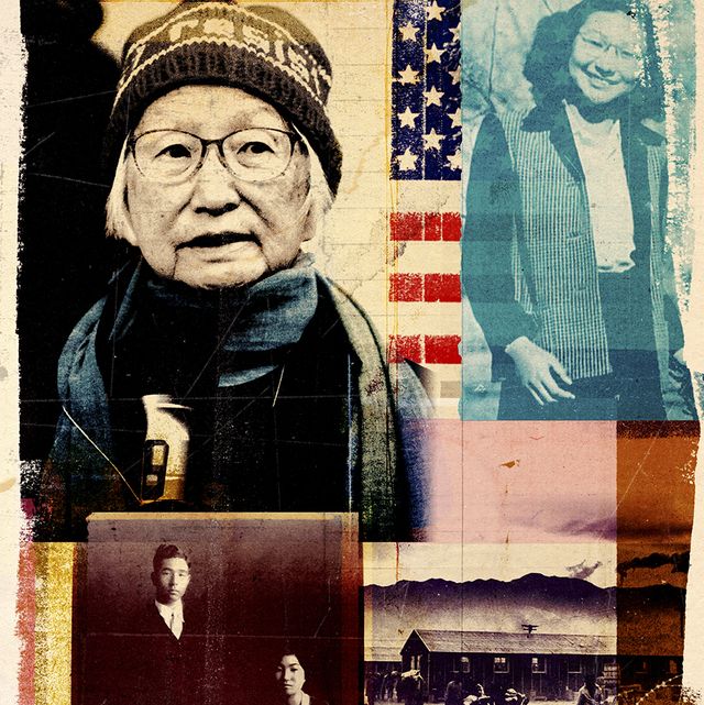 chizu omori japanese detainment camp survivor collage