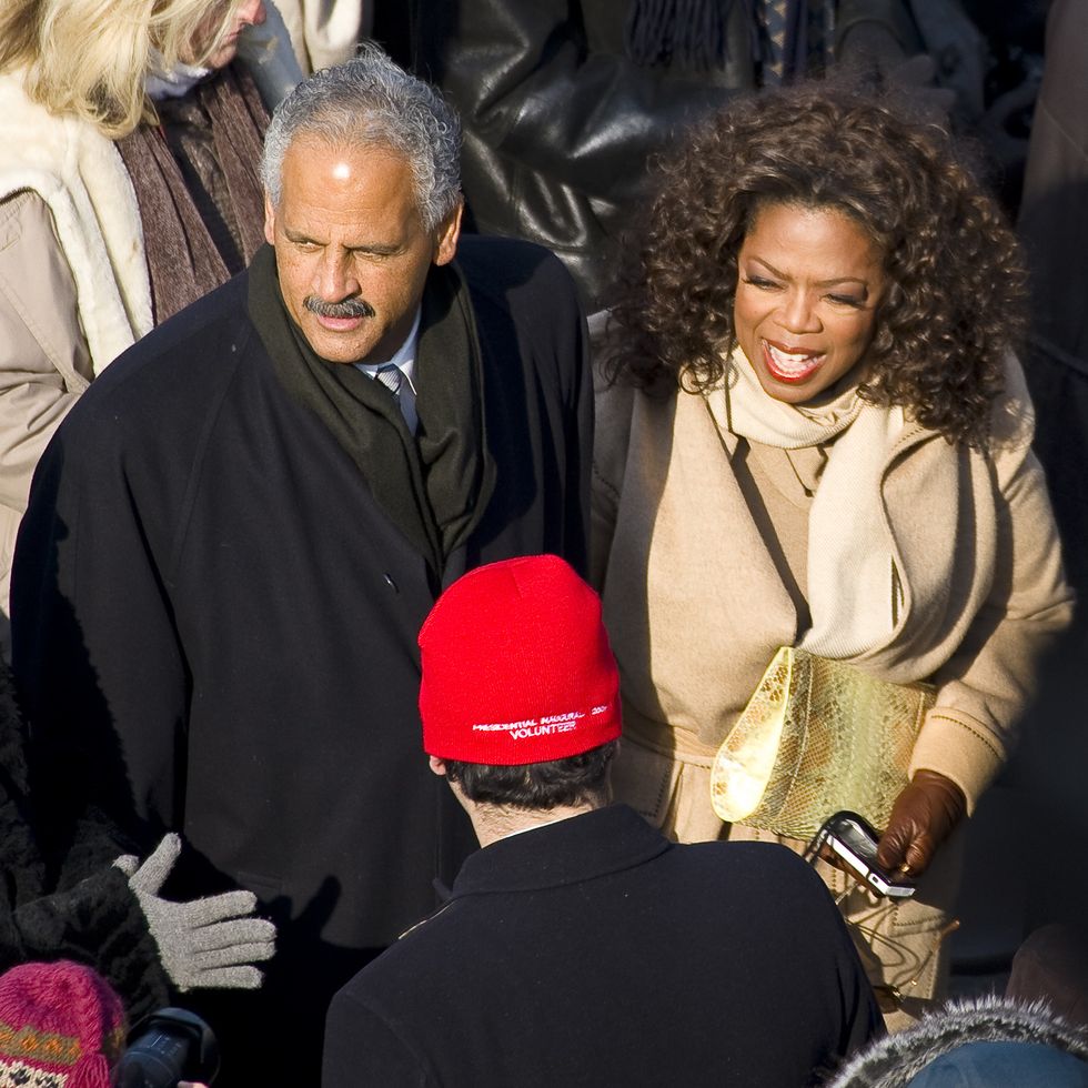 usa   presidential inauguration   oprah winfrey and stedman graham at inauguration
