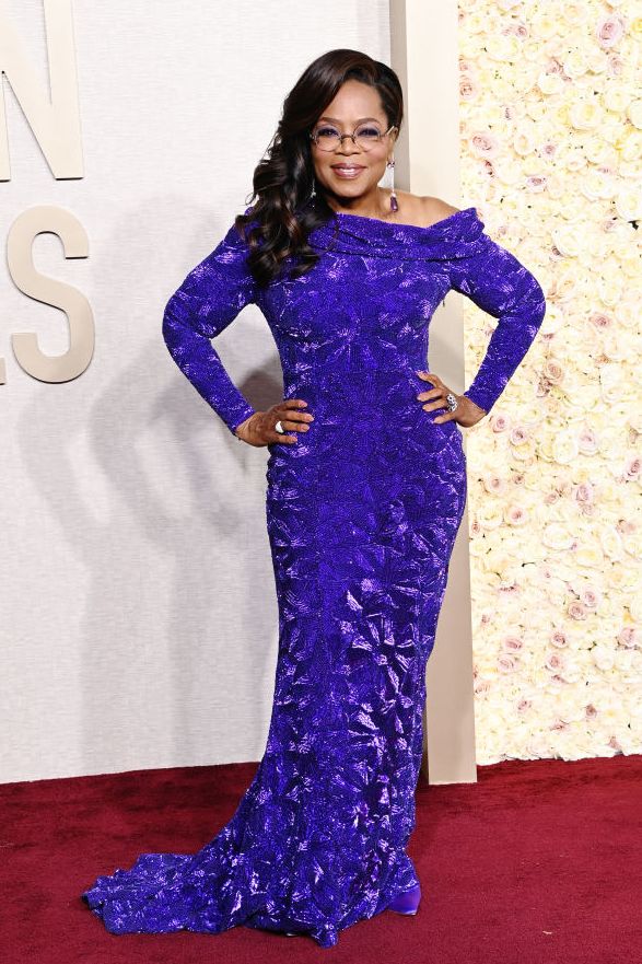 The making of Oprah Winfrey's Louis Vuitton sequinned gown