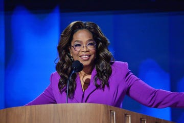 oprah winfrey speaks at the 2024 democratic national convention