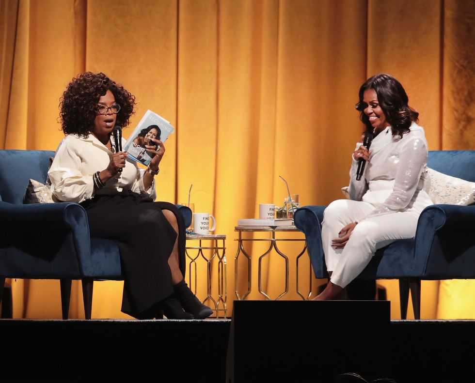 oprah winfrey   michelle obama book tour