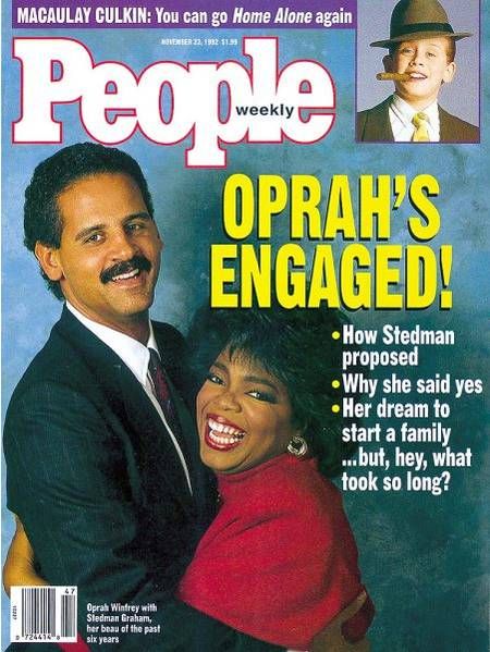 Oprah and Stedman cover People magazine.