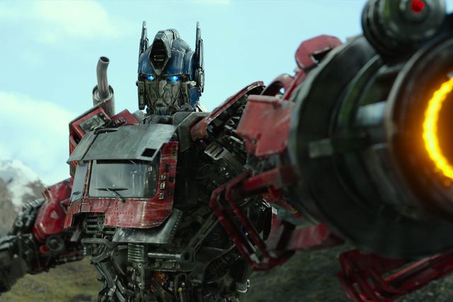 Optimus Prime în Transformers Rise of the Beasts