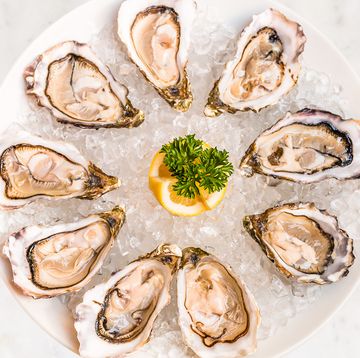 a group of oysters
