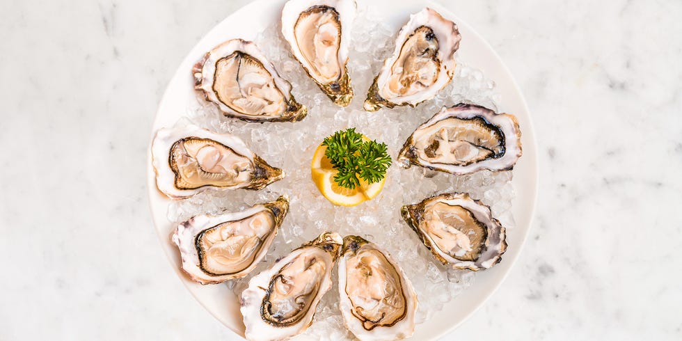 a group of oysters