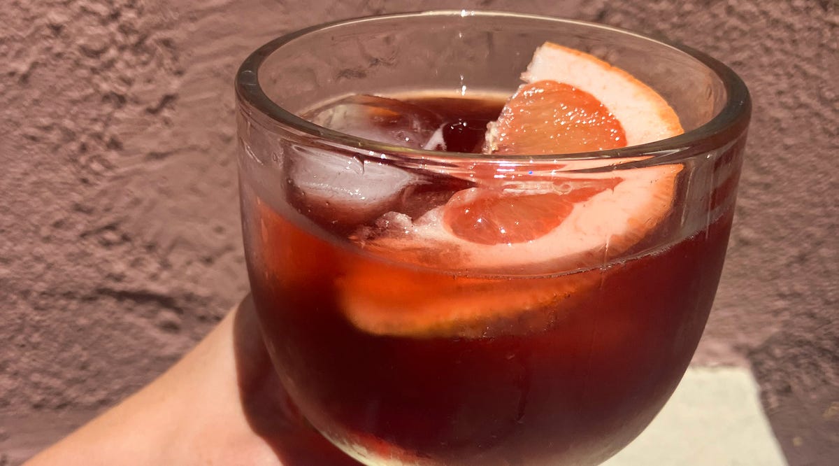 My balsamic vinegar spritz is better than anything with Aperol