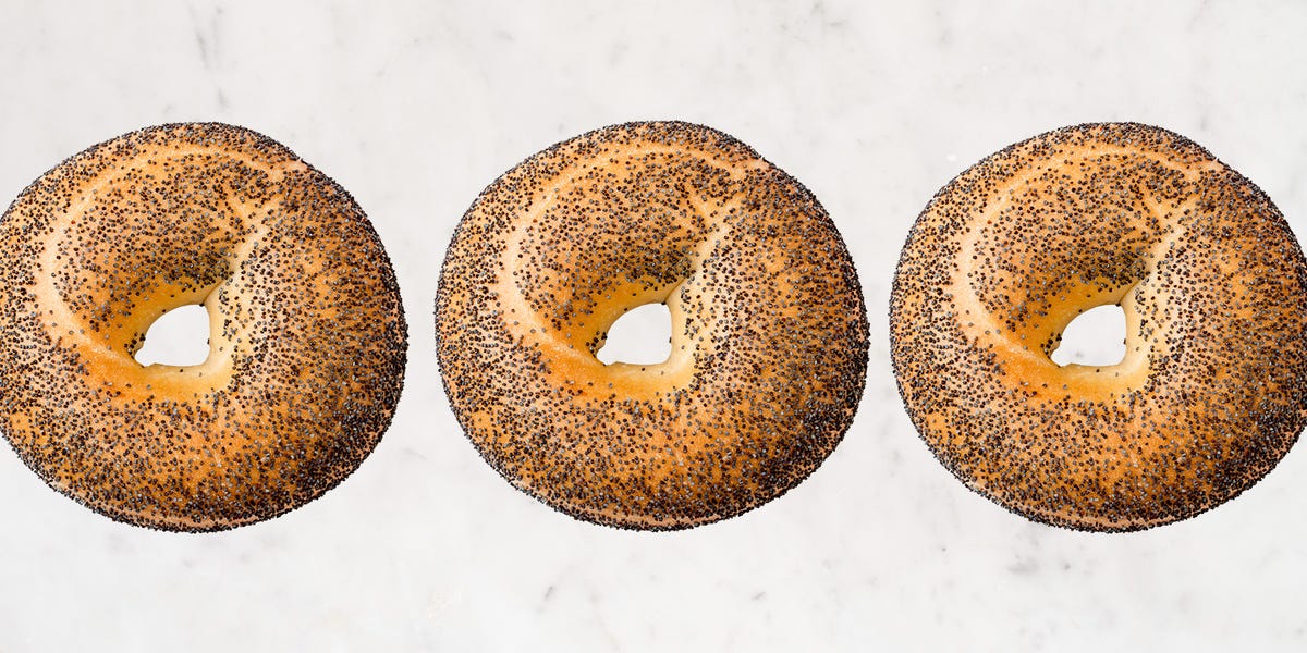 preview for 5 Bagels You Can ONLY Find In NYC | Delish Bagel Tour