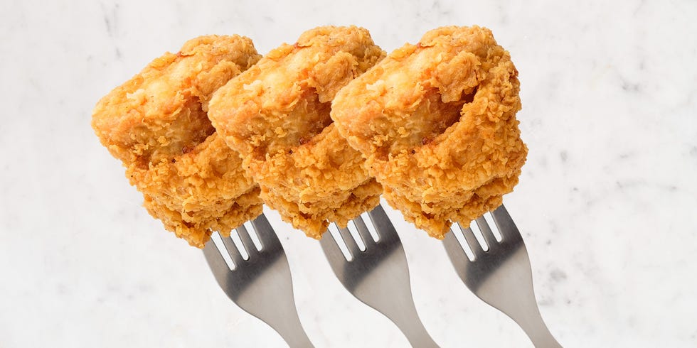a fork and a piece of food