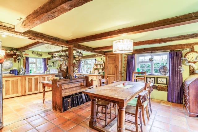 Bright Orange Timber Framed Farmhouse Could Be Yours in Suffolk