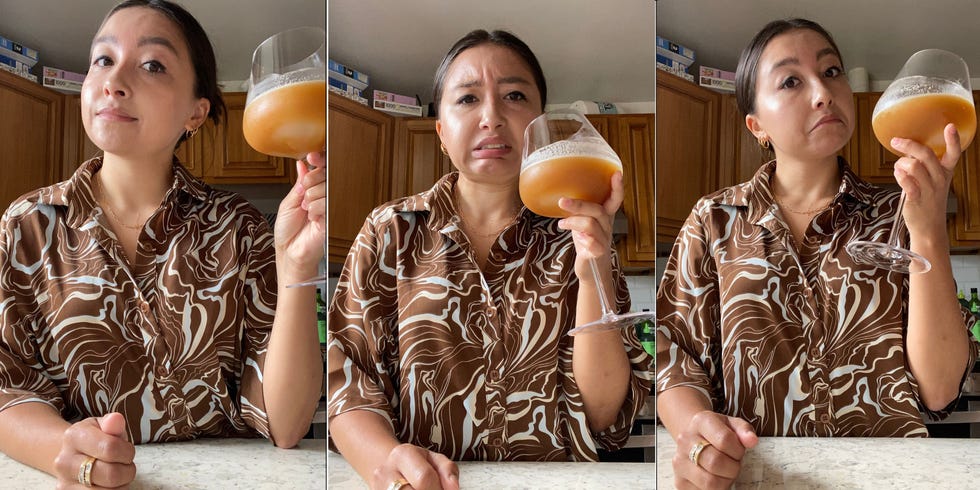 orange juice espresso drink