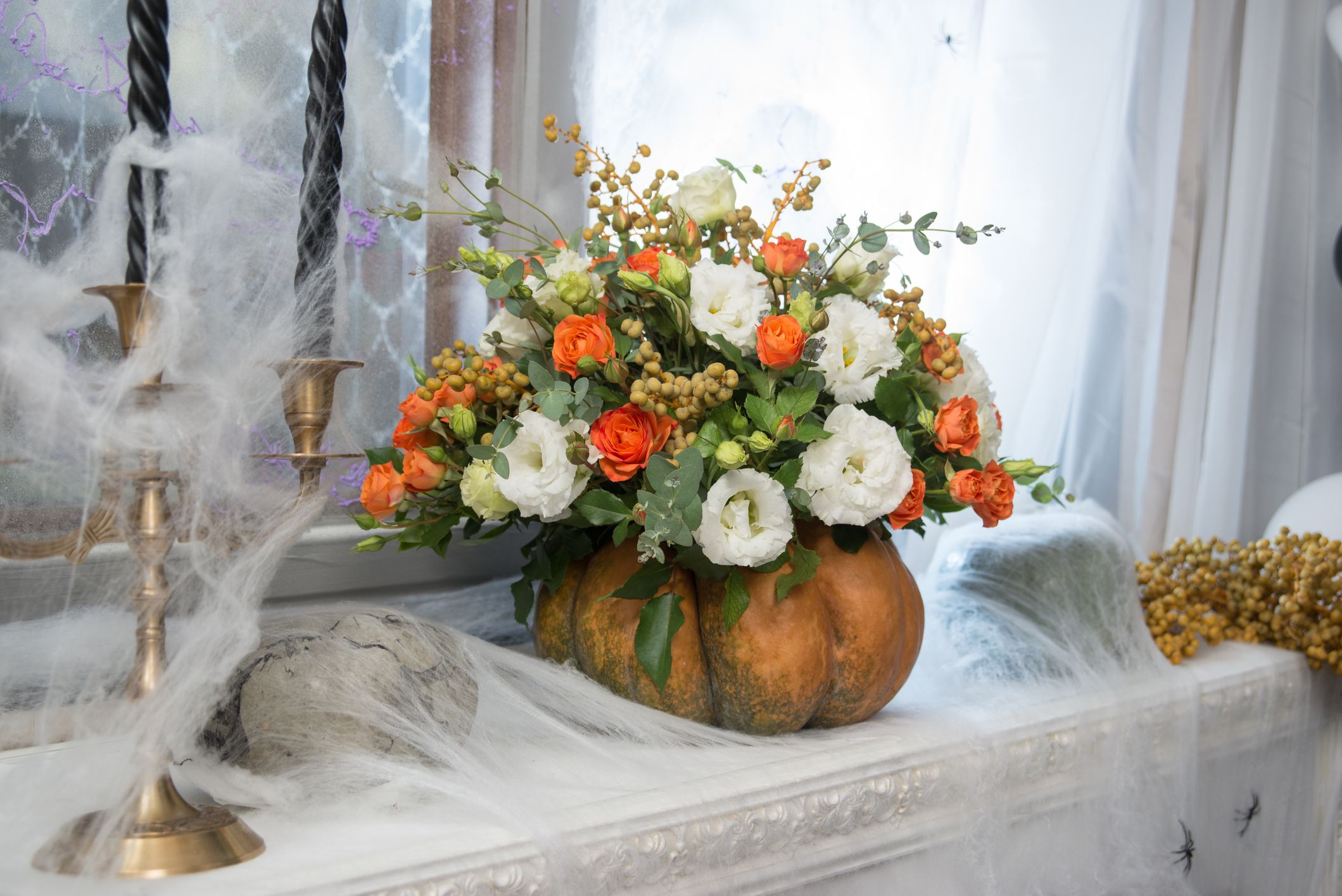 Halloween flower online arrangements