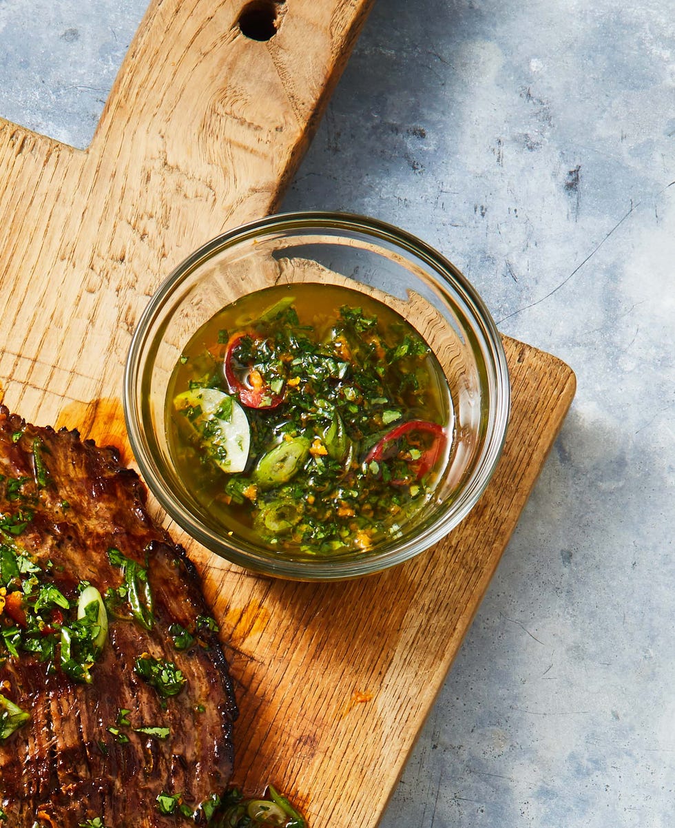 orange spiked chimichurri