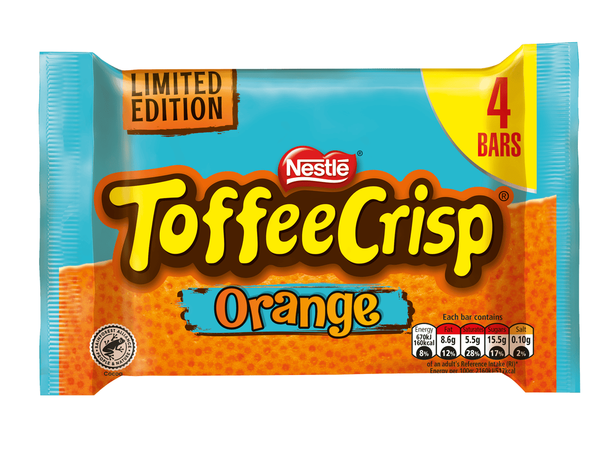 nestle orange toffee crisp