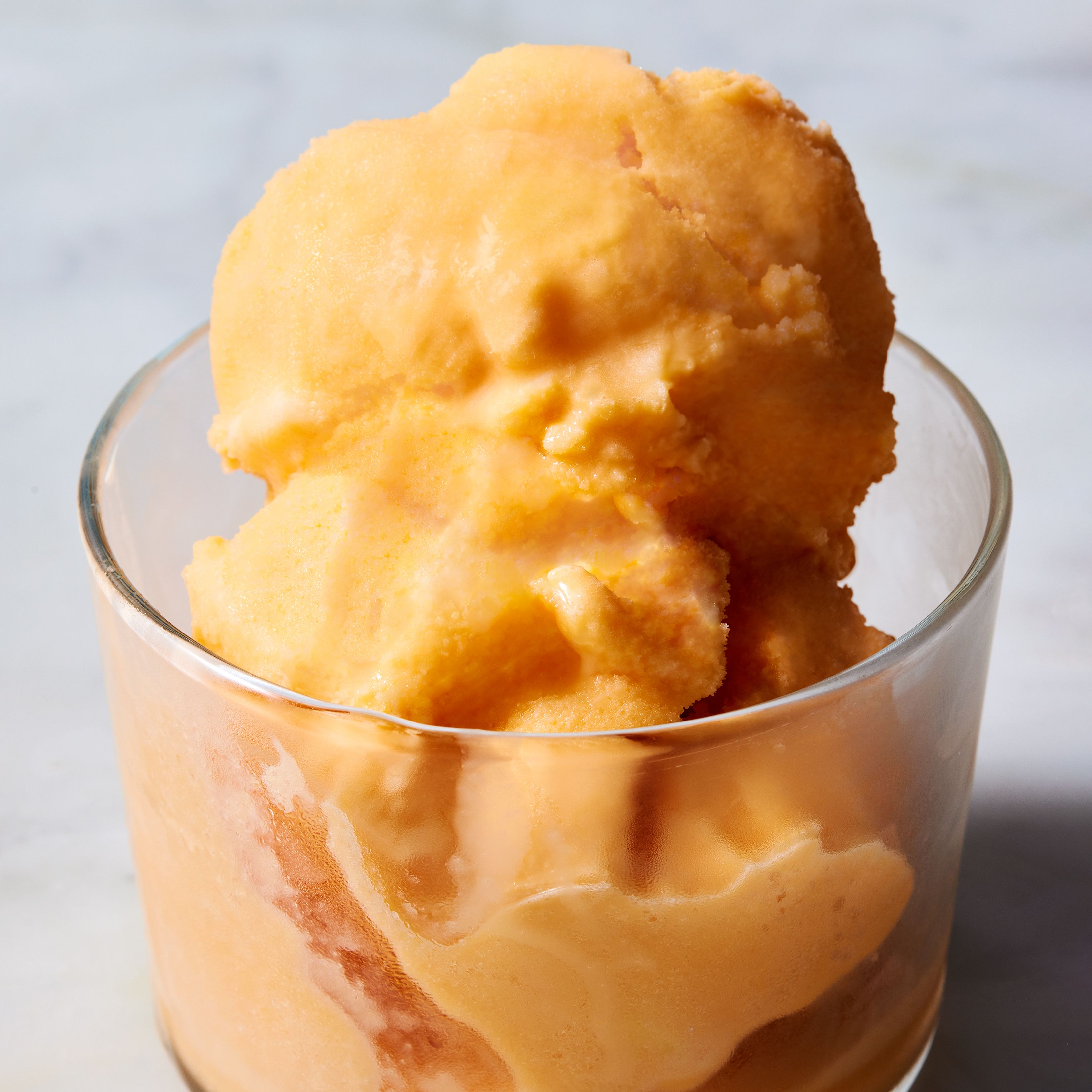 Orange sorbet in ice best sale cream maker