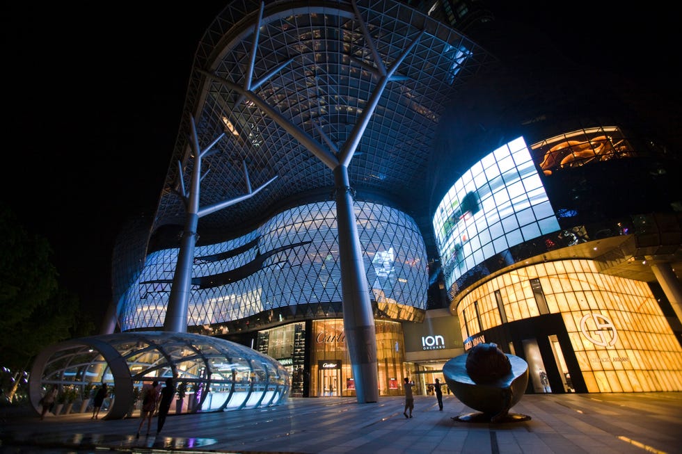 ION Orchard was designed to be the "centre of gravity" on...