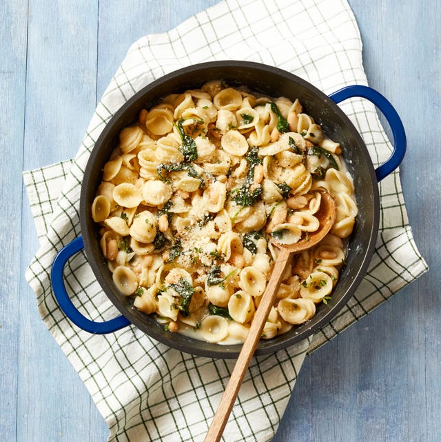Orecchiette With White Beans and Spinach orecchiette with white beans and spinach