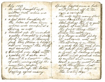 oregon trail diary, 1851