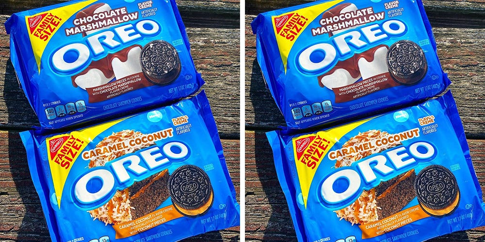 Oreo’s New Chocolate Marshmallow and Caramel Coconut Cookies Are ...