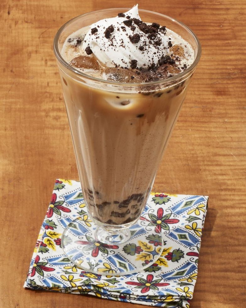 cookies and cream iced latte